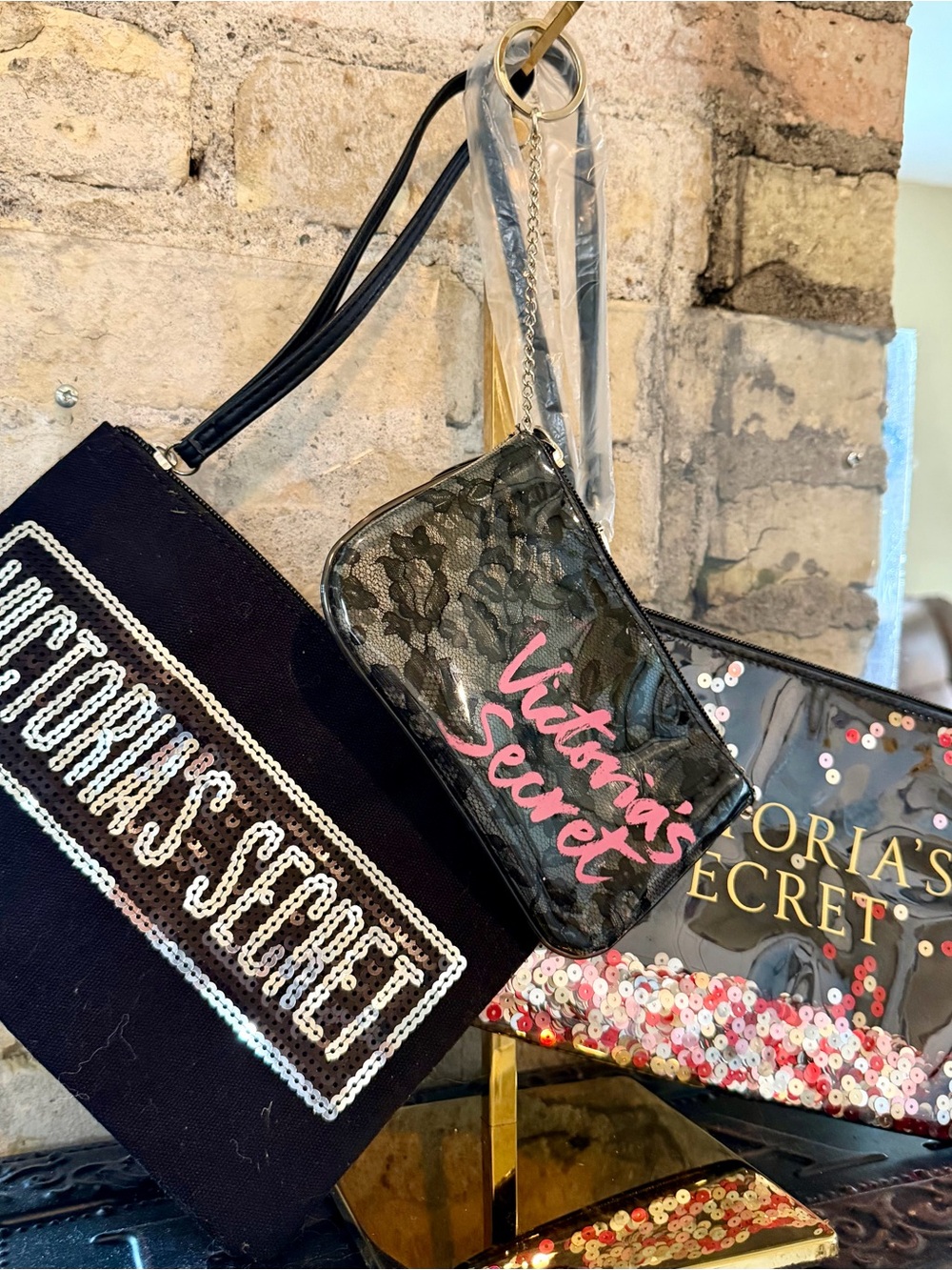 Victoria's Secret Scripted Bags Bundle